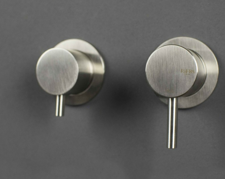 RIFRAParte esterna miscelatore e deviatore da parete doccia, con rosette circolari卫浴