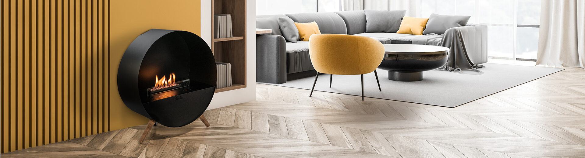 planikaBUBBLE WALL & FLOOR壁炉