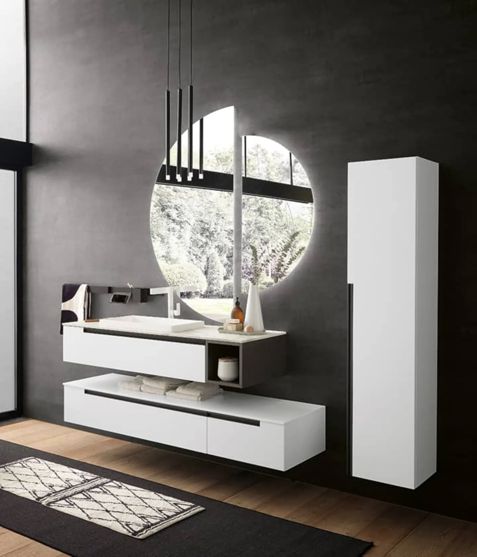 ARCHEDASide 09悬挂式浴室柜