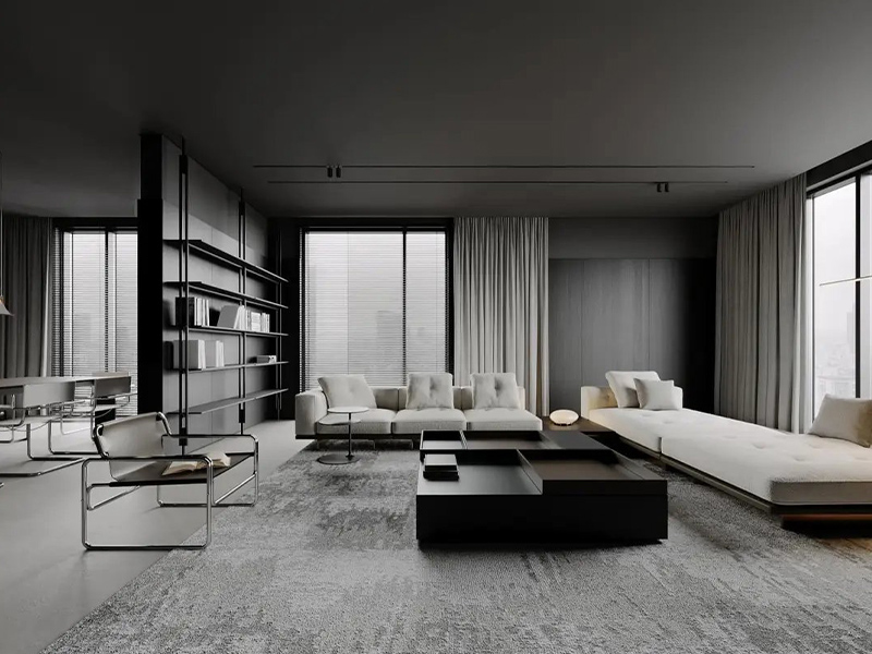 看不腻的黑白灰，是有温度的中性风 | Minotti、B&B Italia